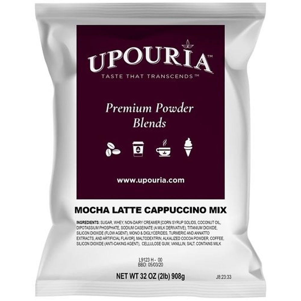 Upouria Mocha Latte Cappuccino Mix, 2 Pound -- 6 Per Case