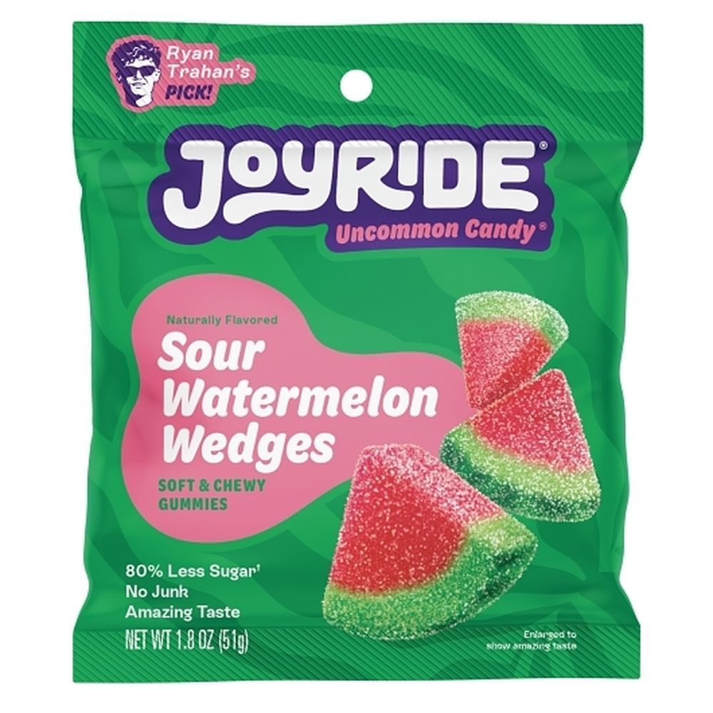 Joyride Sour Watermelon Wedges Soft And Chewy Gummies, 1.7 Ounce -- 64 Per Case