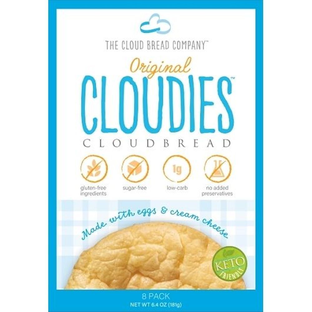 Cloudies Original Cloud Bread, 8 Count -- 6 Per Case