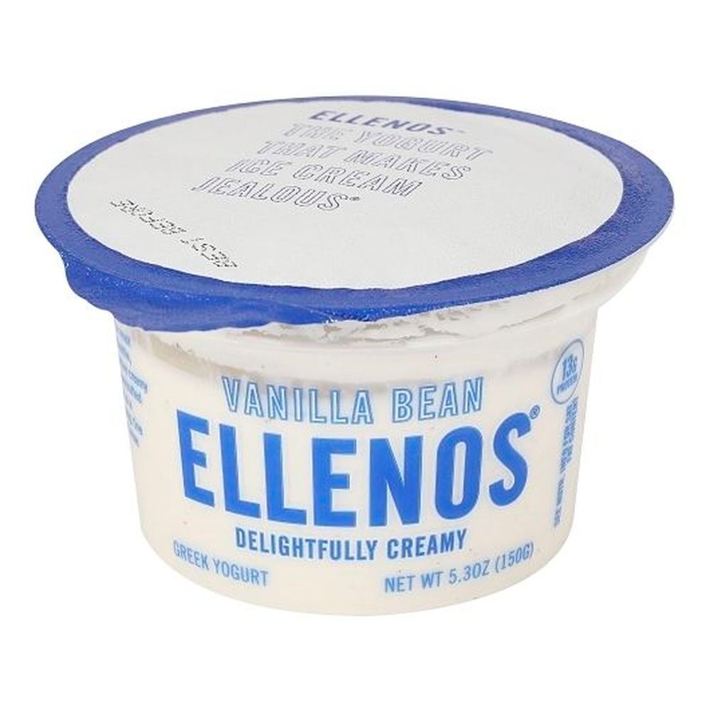Ellenos Vanilla Bean Greek Yogurt, 5.3 Ounce -- 8 Per Case