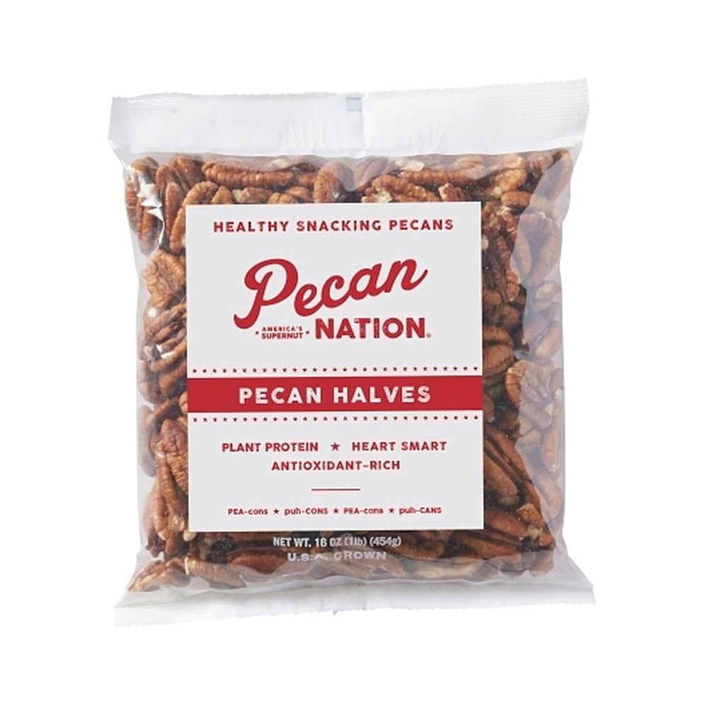 Pecan Nation Pecan Halves, 16 Ounce -- 30 Per Case