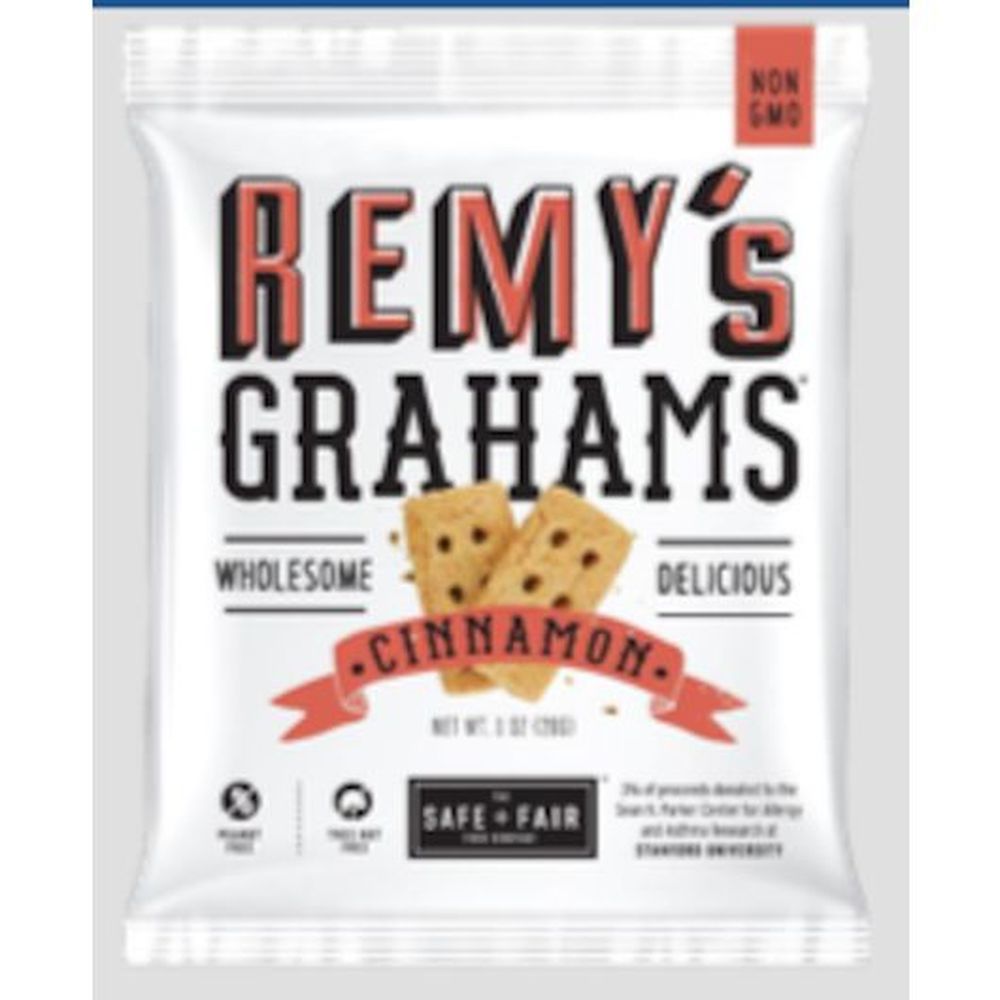 Remy's All Natural And Whole Grain Cinnamon Grahams, 1 Ounce -- 192 Per Case