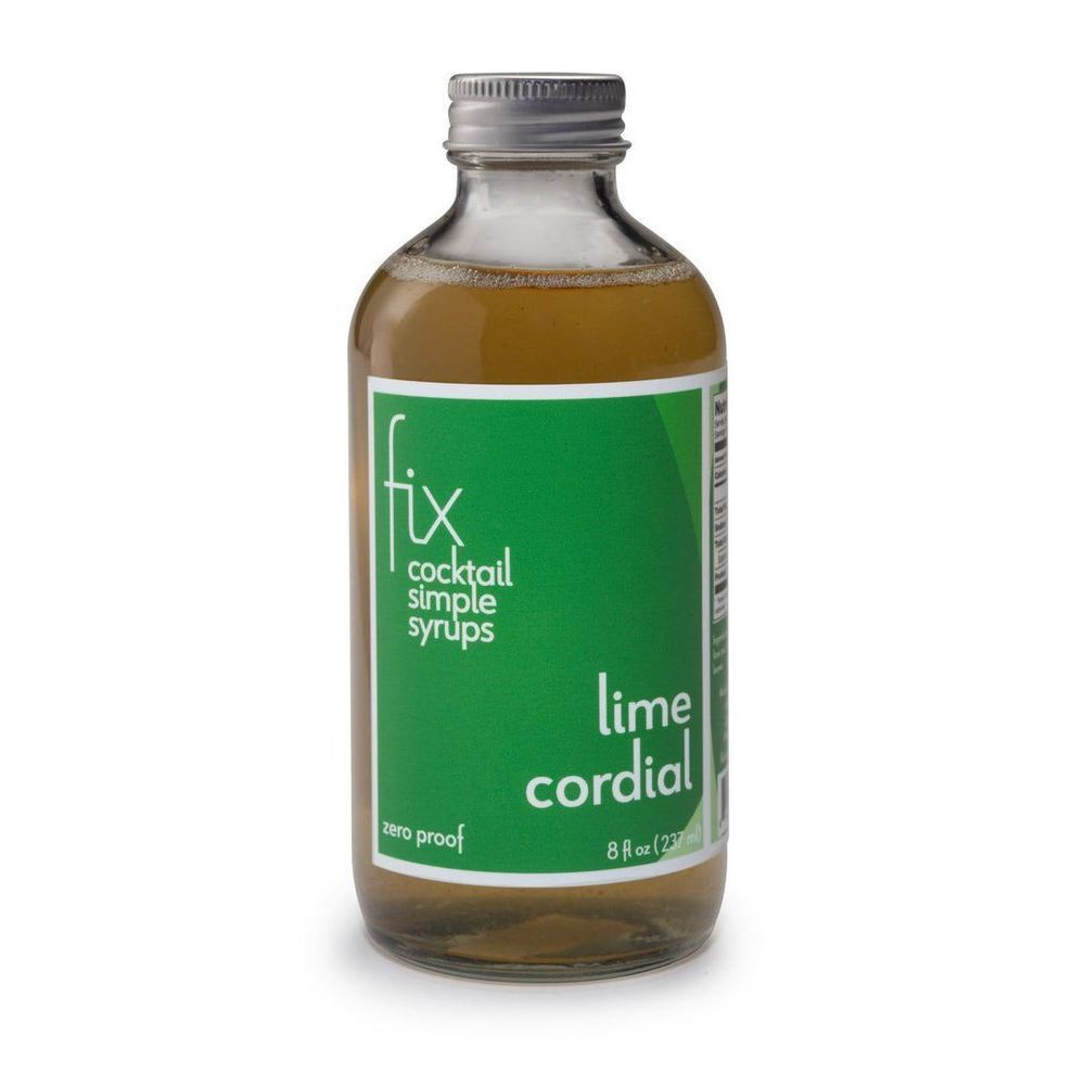 Fix Lime Cordial Simple Syrup, 8 Ounce -- 6 Per Case