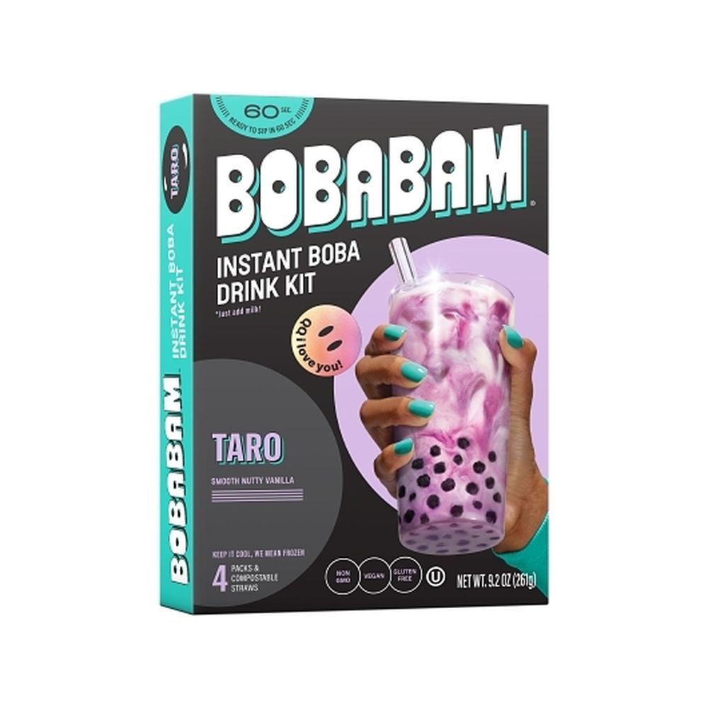 Bobabam Taro Instant Boba Drink Kit, 9.2 Ounce -- 6 Per Case