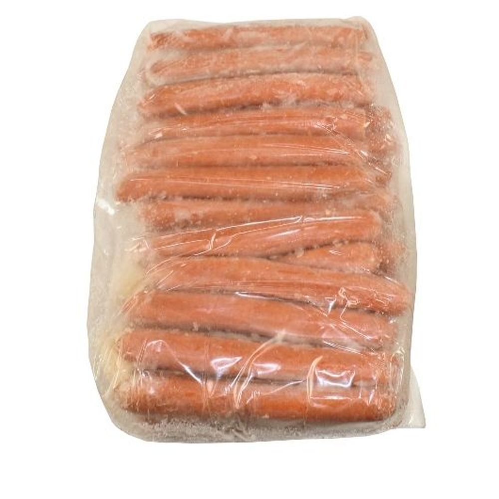 Nathan's Famous 10/1 Skinless Beef Frank, 6 Inch -- 100 Per Case