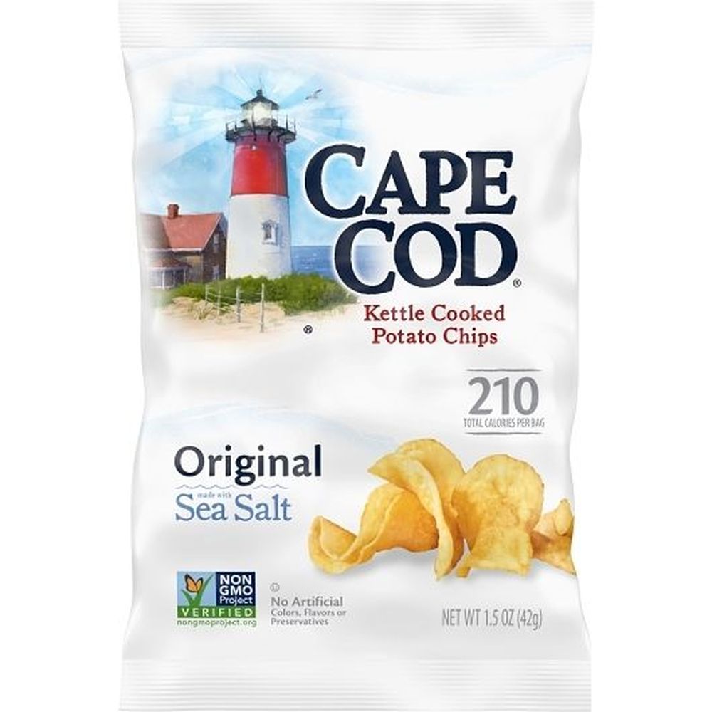 Cape Cod Salted Kettle Chips, 1.5 Ounce -- 56 Per Case