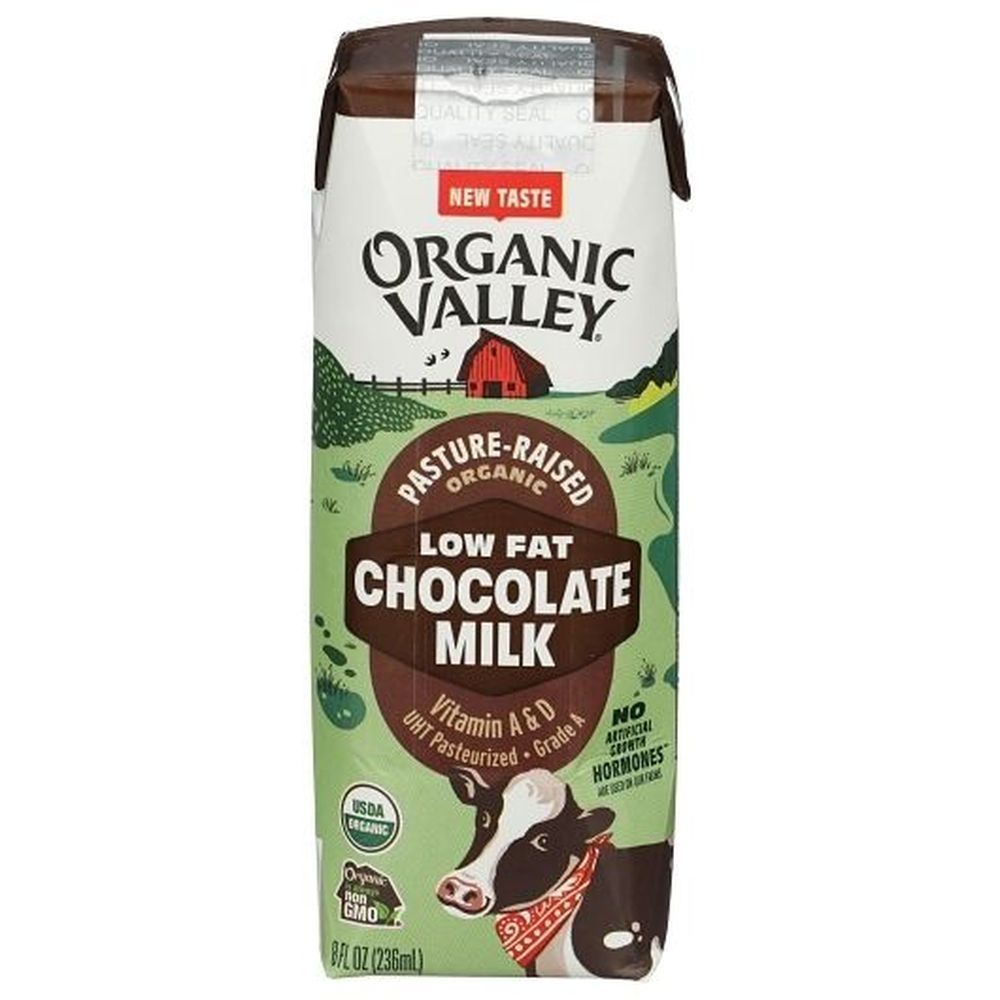 Organic Valley Chocolate Milk, 8 Fluid Ounce -- 24 Per Case
