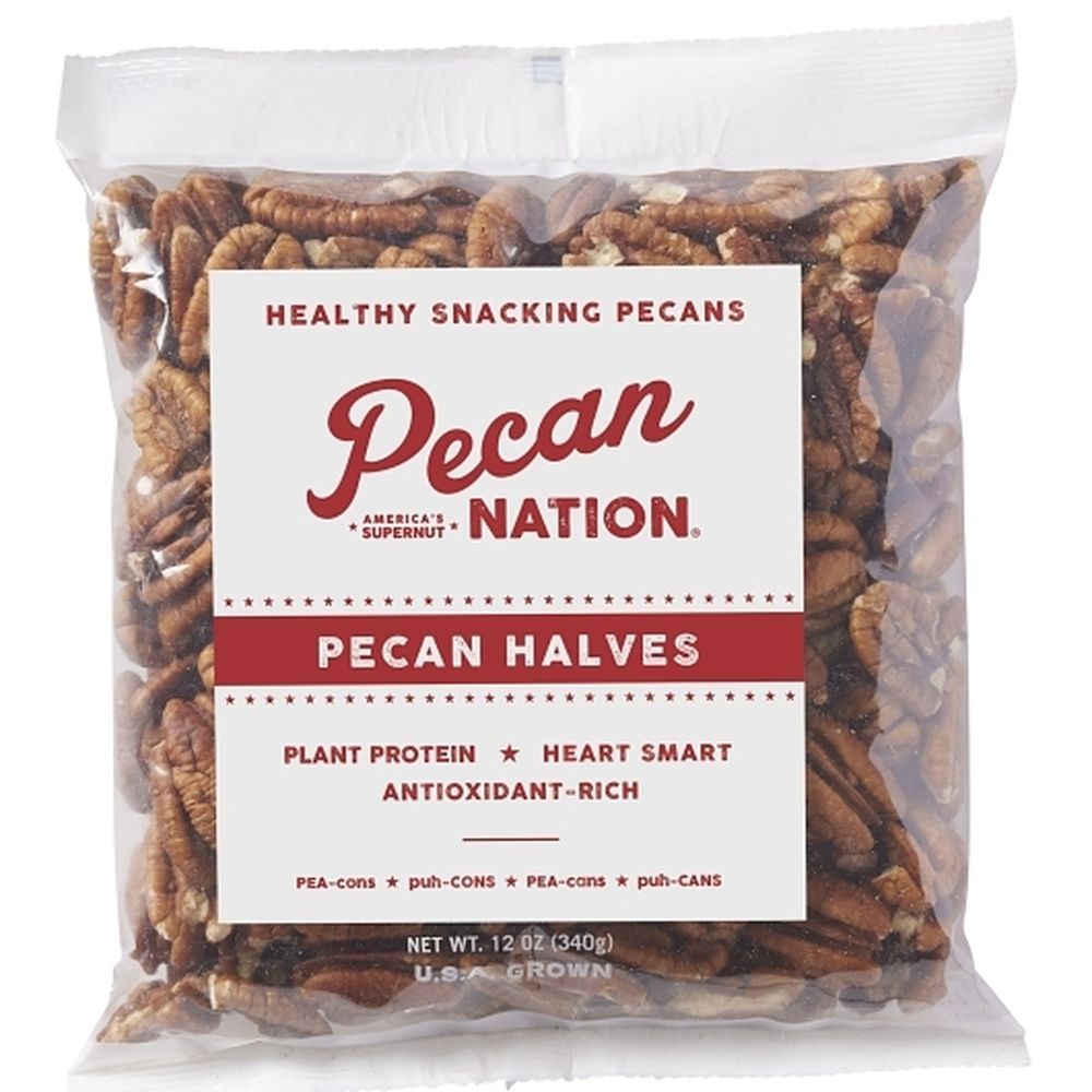 Pecan Nation Pecan Halves, 12 Ounce -- 10 Per Case