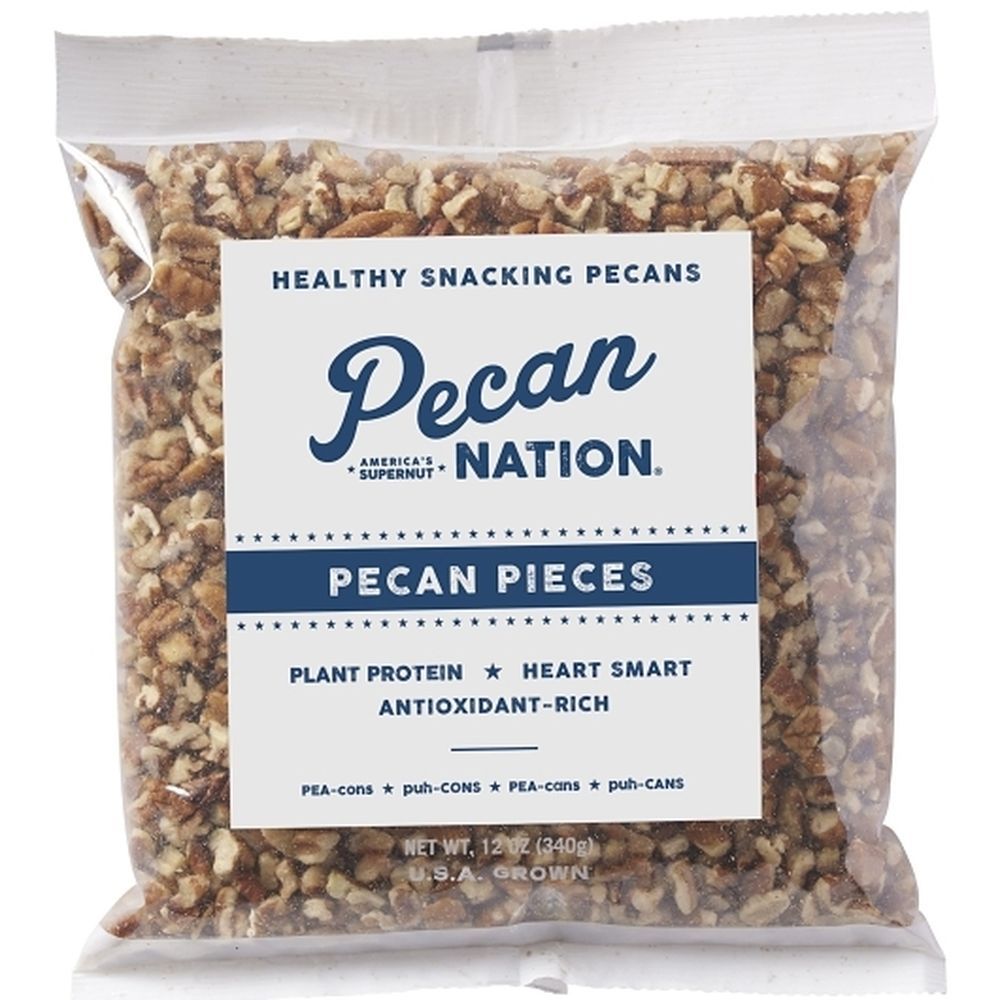 Pecan Nation Pecan Pieces, 12 Ounce -- 10 Per Case