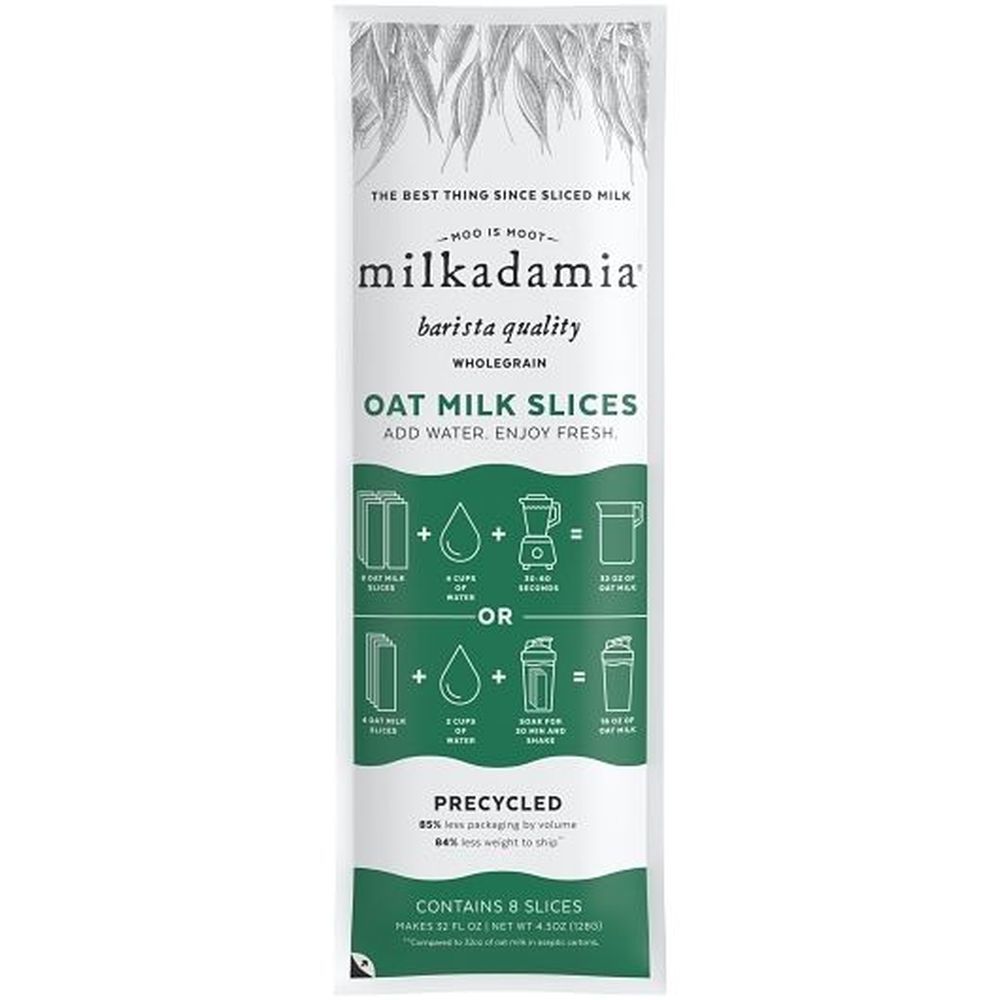 Milkadamia Oat Milk Slices, 4.5 Ounce -- 90 Per Case