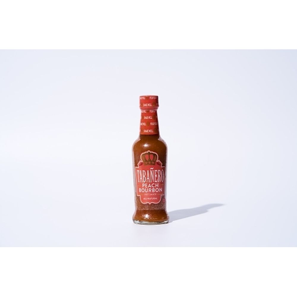 Tabanero Peach Bourbon Hot Sauce, 5 Fluid Ounce -- 6 Per Case
