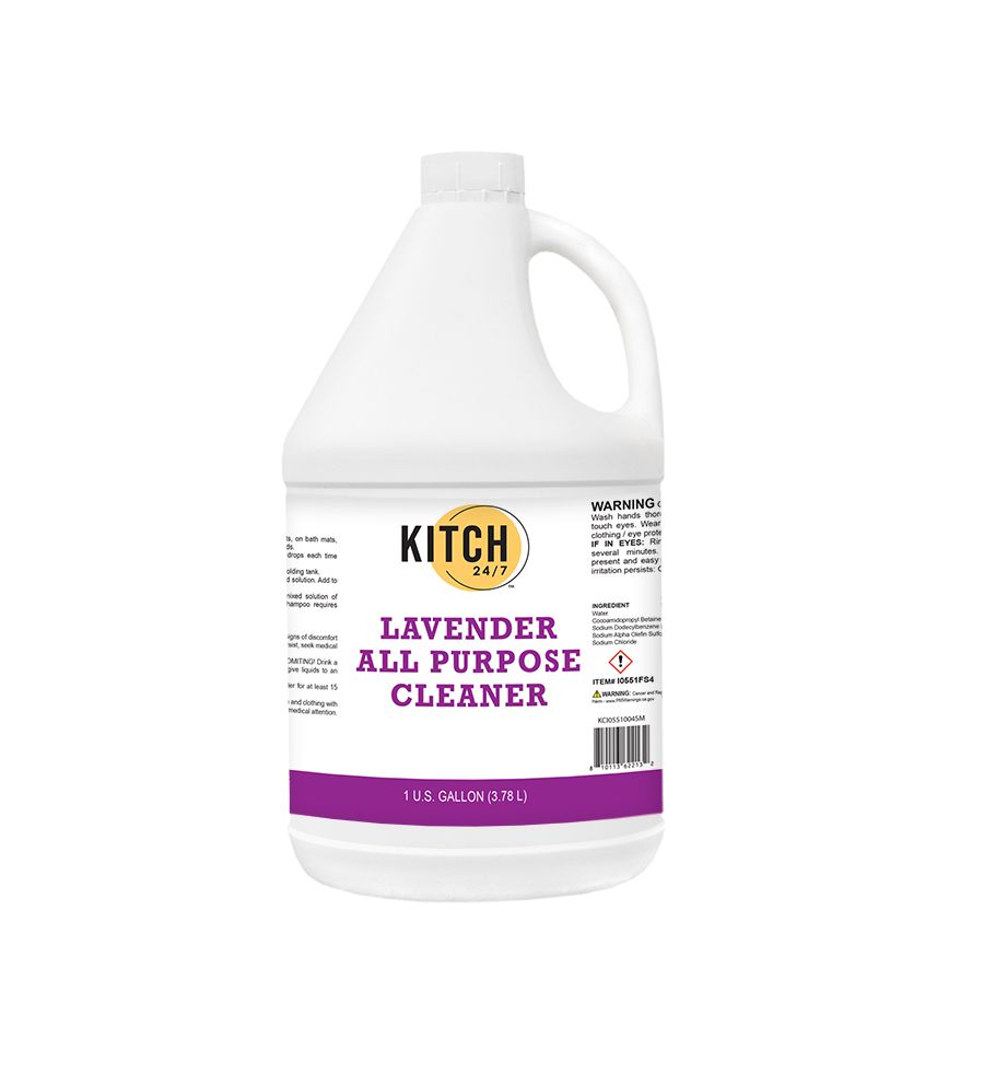 Kitch 24/7 Chemicals Lavender All Purpose Cleaner, 1 Gallon -- 4 Per Case