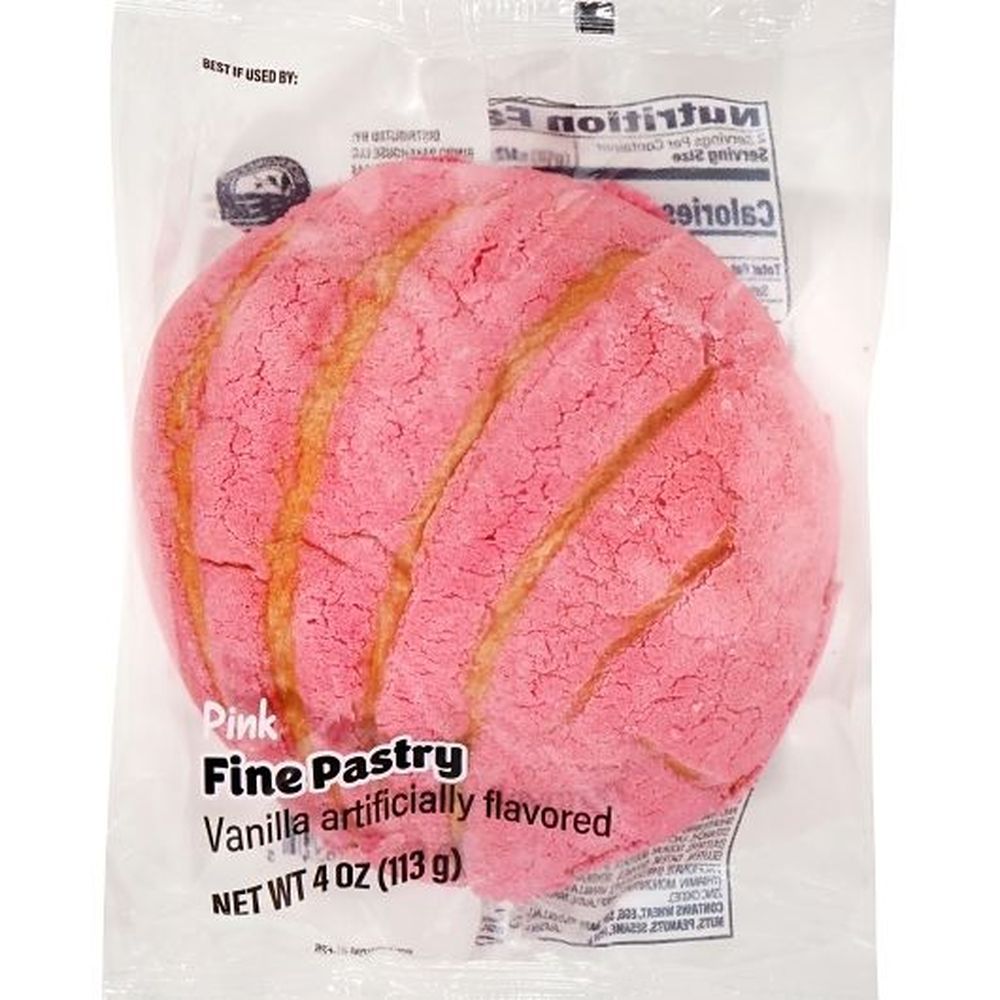 Bimbo Bakehouse Pink Concha, 24 Count