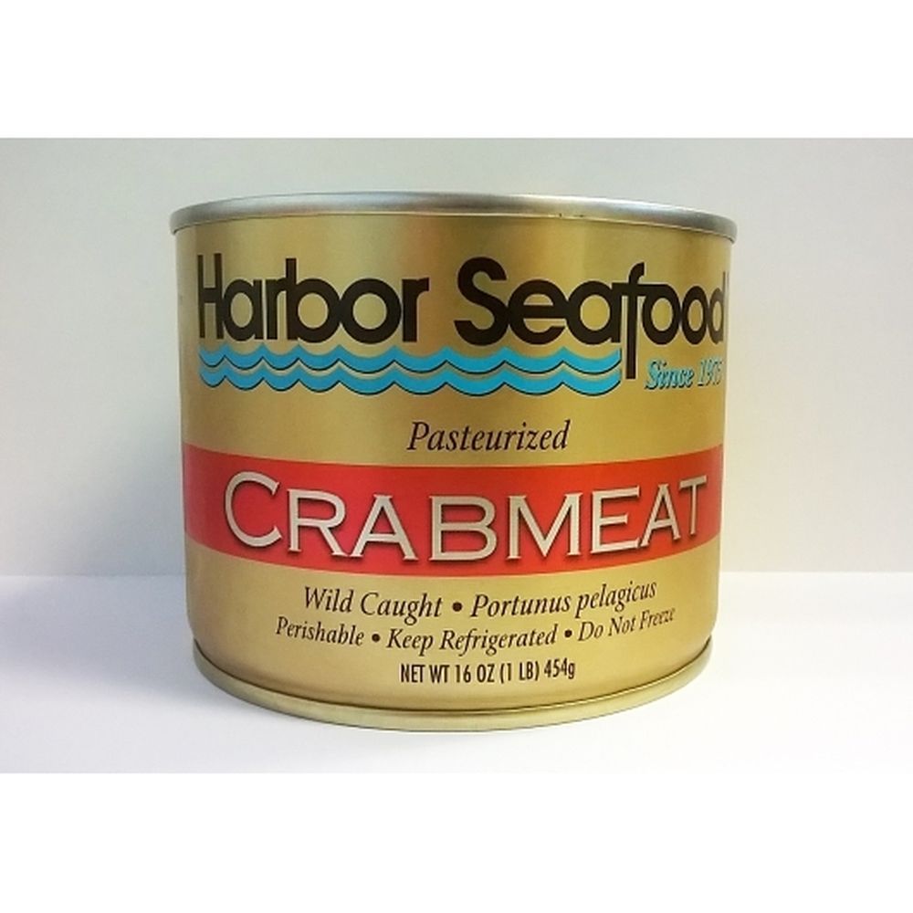 Harbor Seafood Pasteurized Blue Swimming Super Lump Crab, 16 Ounce -- 6 Per Case