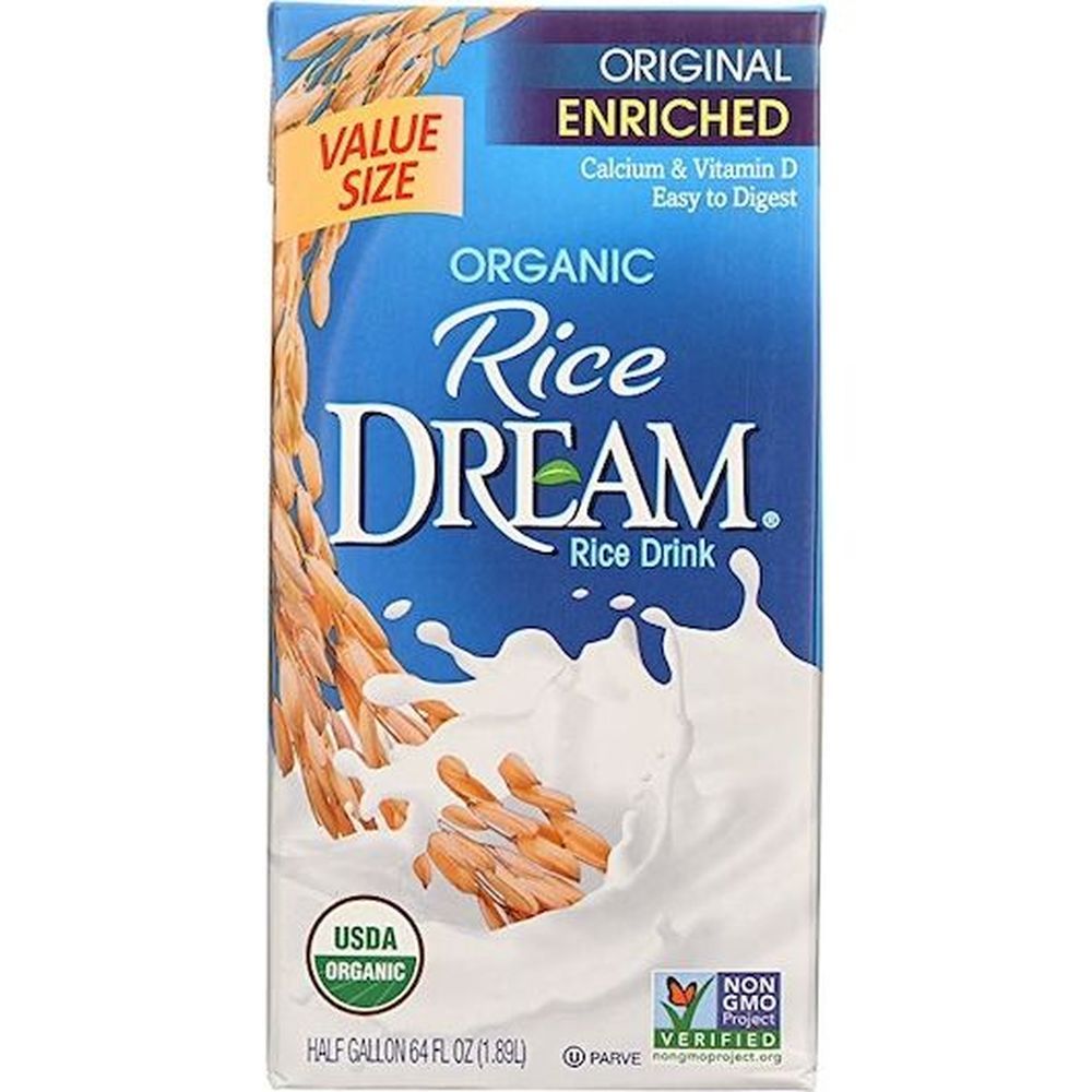 Rice Dream Organic Original Enriched Rice Drink, 64 Ounce -- 8 Per Case
