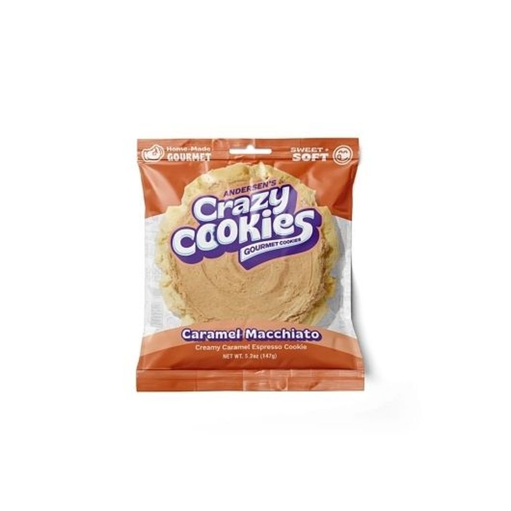 Crazy Cookies Caramel Espresso Cookies, 5.2 Ounce -- 12 Per Case