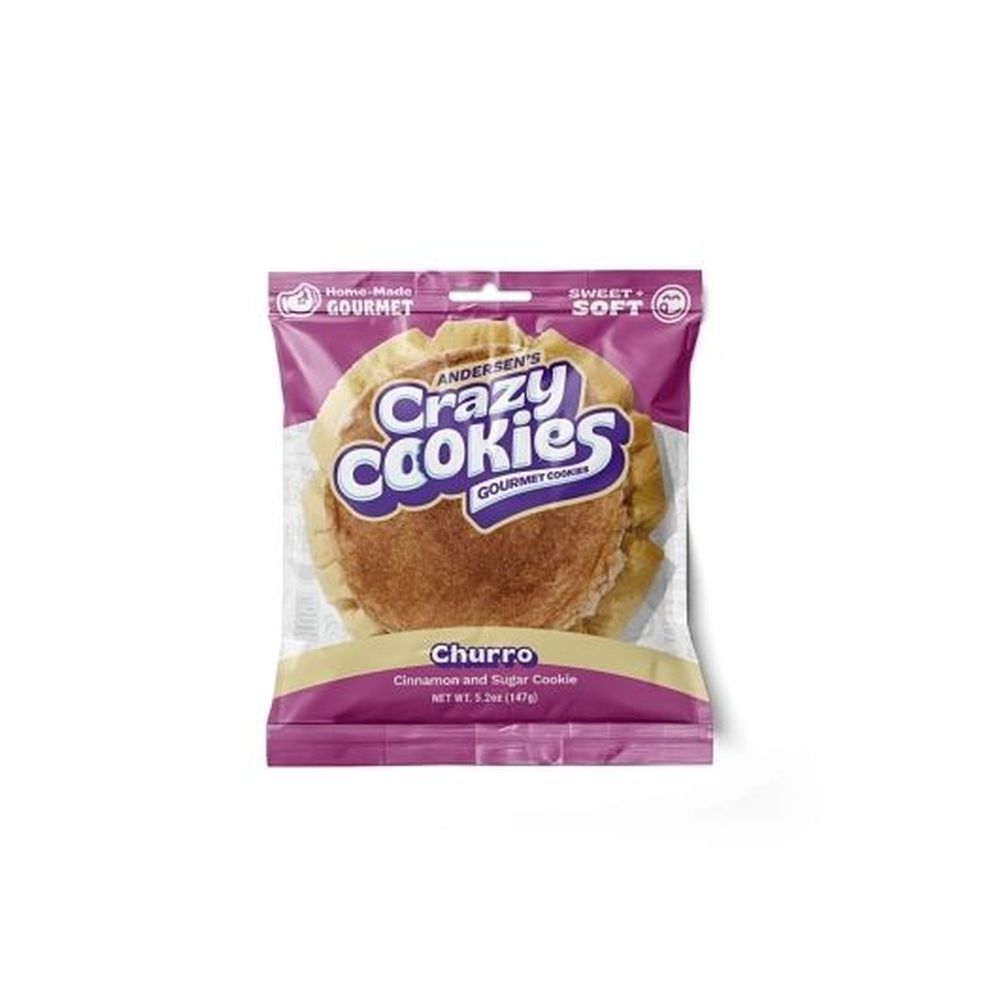 Crazy Cookies Churro Cinnamon And Sugar Cookies, 5.2 Ounce -- 12 Per Case