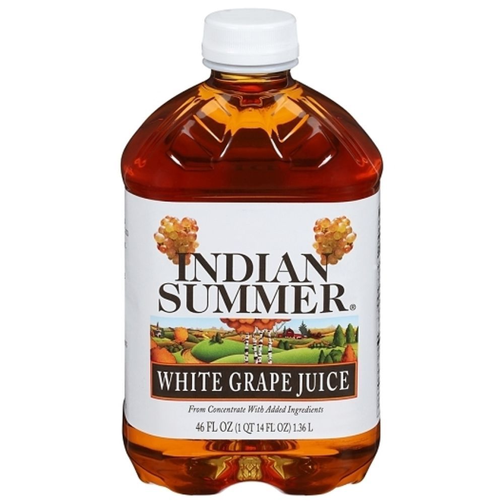 Indian Summer White Grape Juice, 46 Ounce -- 8 Per Case