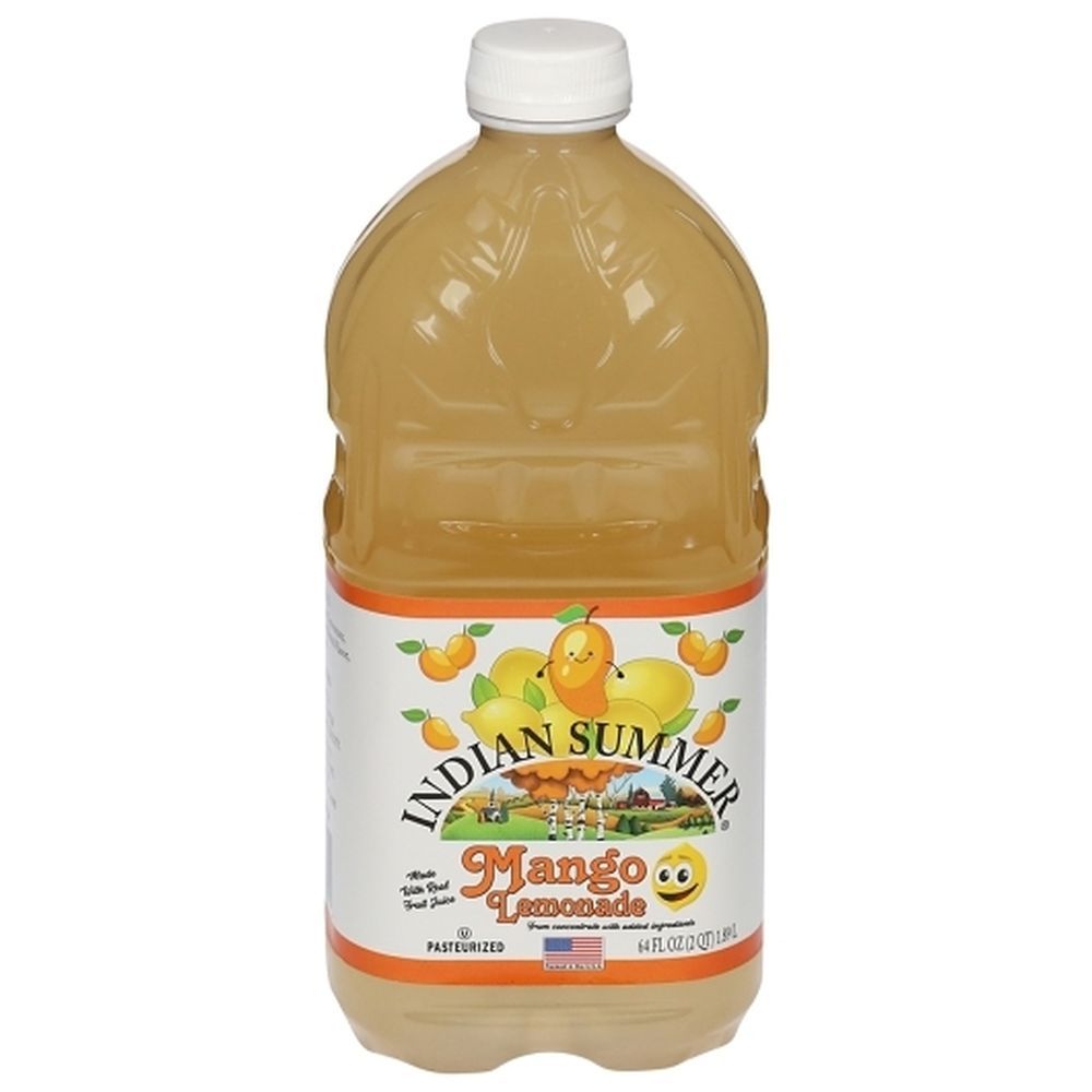 Indian Summer Mango Lemonade, 64 Fluid Ounce -- 8 Per Case