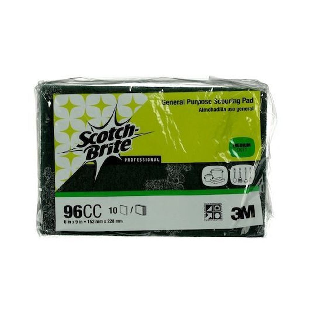 Scotch Brite Professional General Purpose Scouring Pad, 10 Count -- 6 Per Case