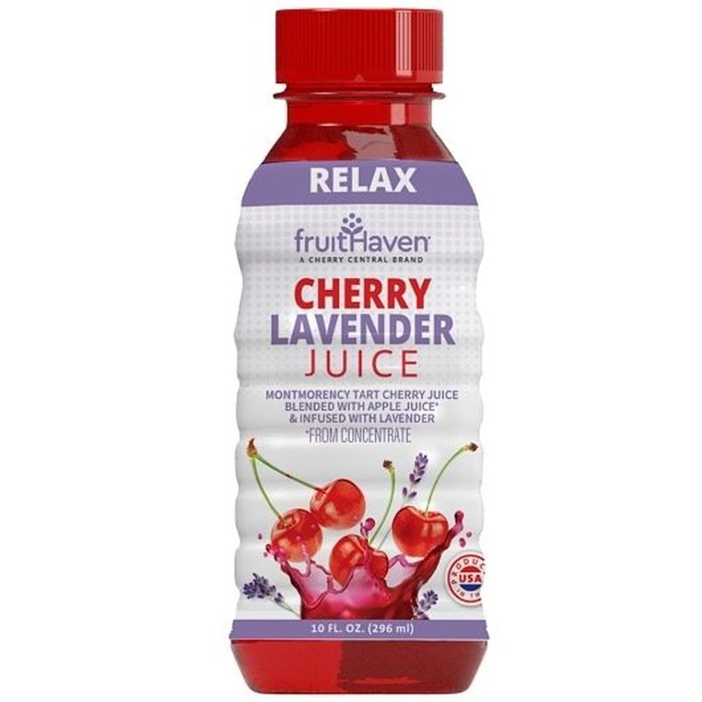 Fruithaven Cherry Lavender Juice, 10 Ounce -- 6 Per Case