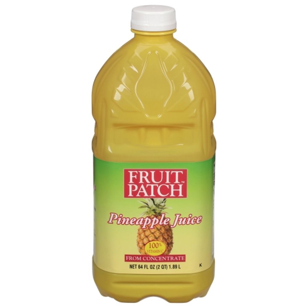 Fruit Patch Pineapple Juice, 64 Fluid Ounce -- 8 Per Case
