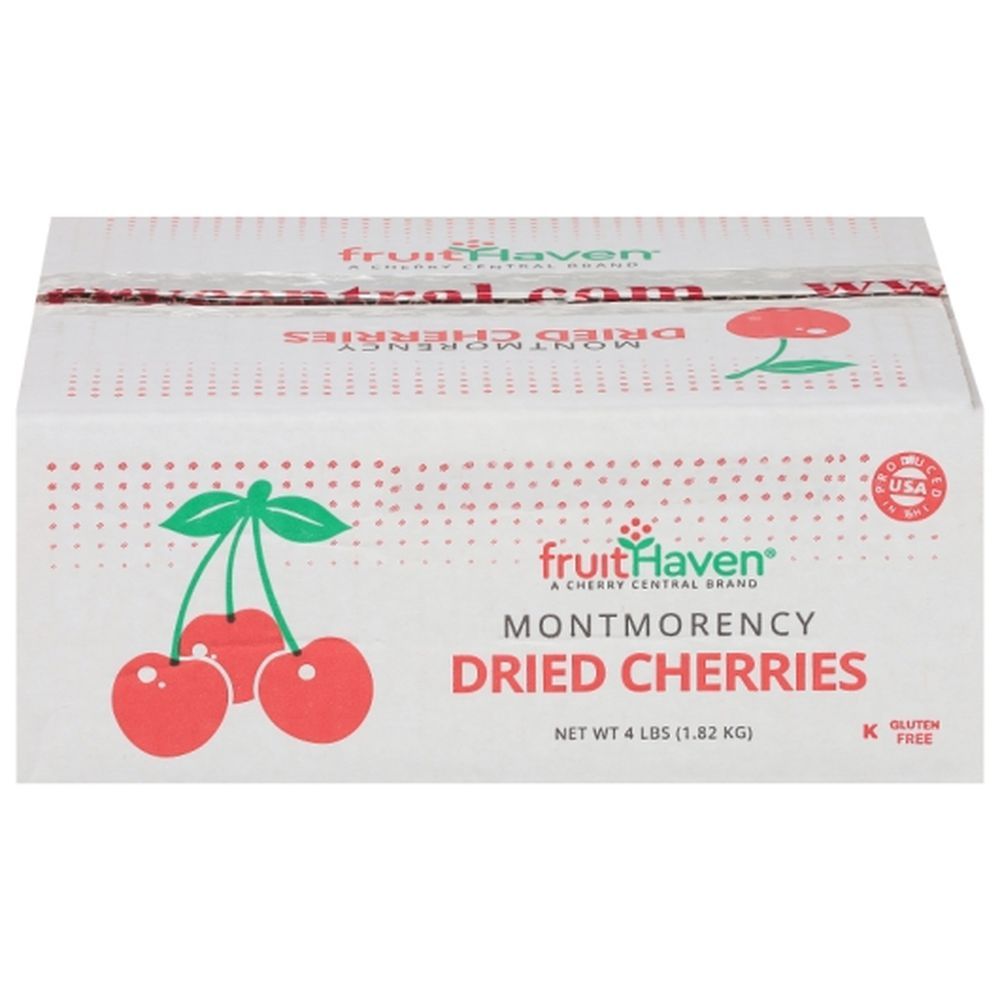 Fruit Haven Montmorency Dried Red Tart Cherries, 4 Pound