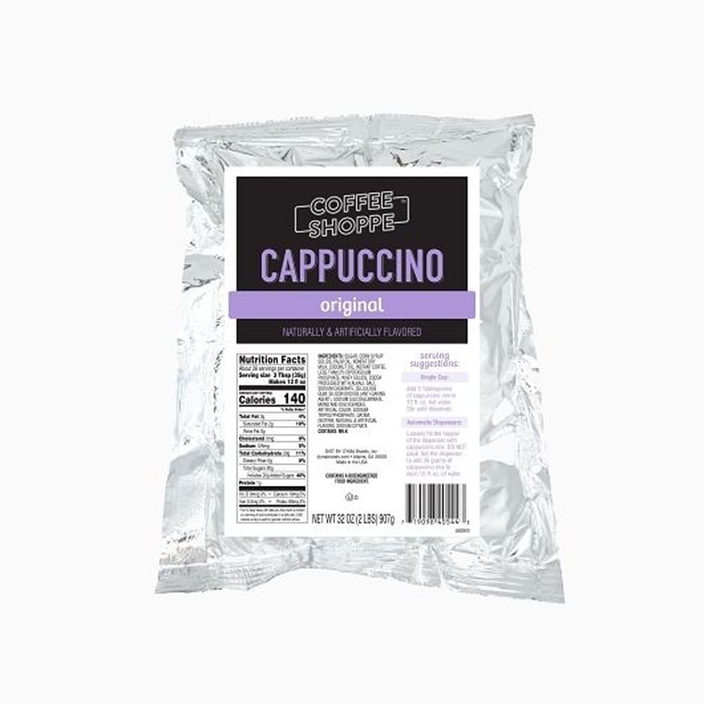 Coffee Shoppe Original Cappuccino, 2 Pound -- 6 Per Case
