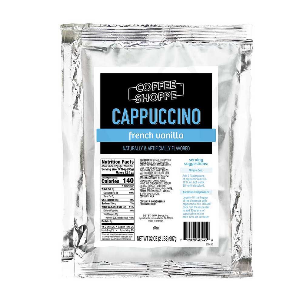 Coffee Shoppe French Vanilla Cappuccino, 2 Pound -- 6 Per Case