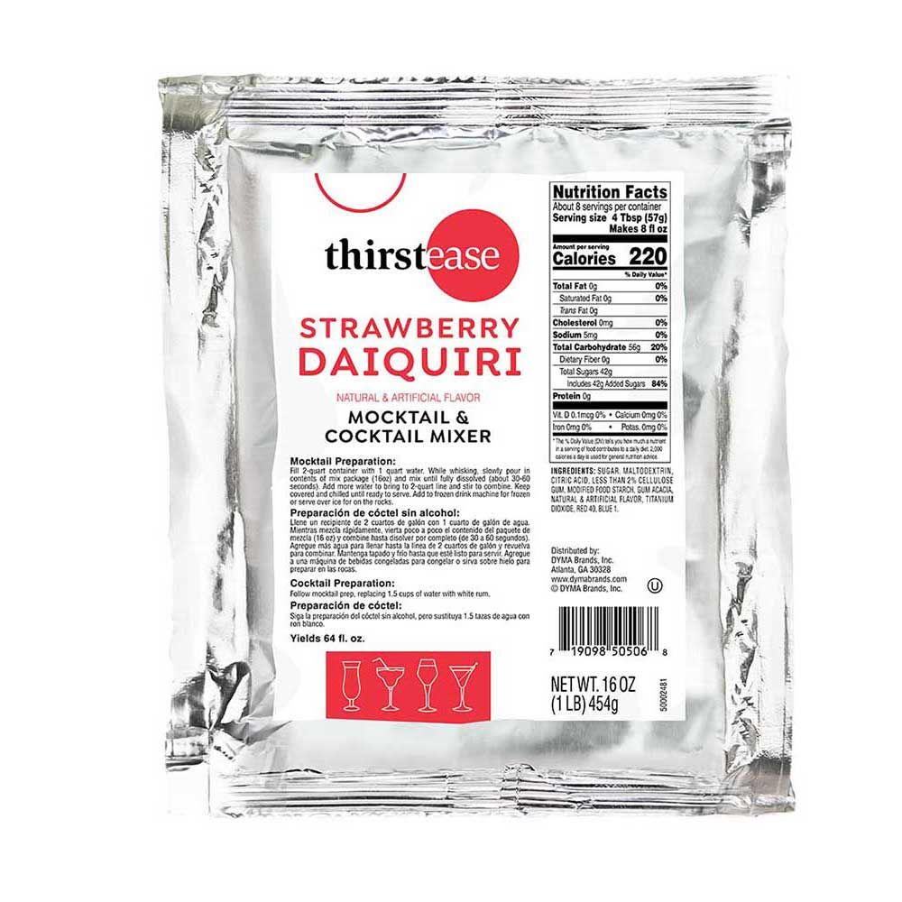 Thirst Ease Strawberry Daiquiri Cocktail Mix, 1 Ounce -- 12 Per Case