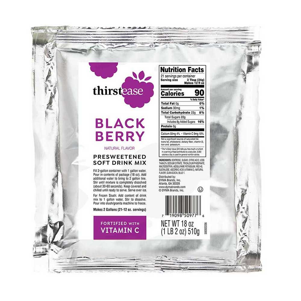 Thirst Ease Blackberry Drink Mix, 18 Ounce -- 12 Per Case