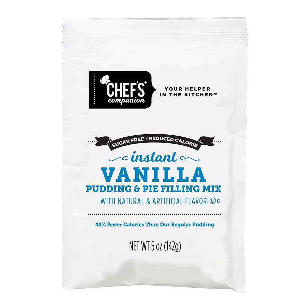 Chef's Companion Sugar Free Instant Vanilla Pudding Mix, 5 Ounce -- 12 Per Case
