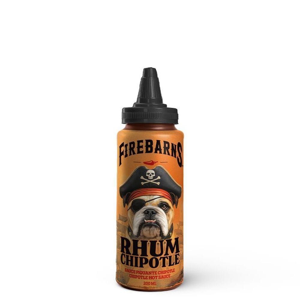 Firebarns Rhum Chipotle Hot Sauce, 7 Ounce -- 6 Per Case