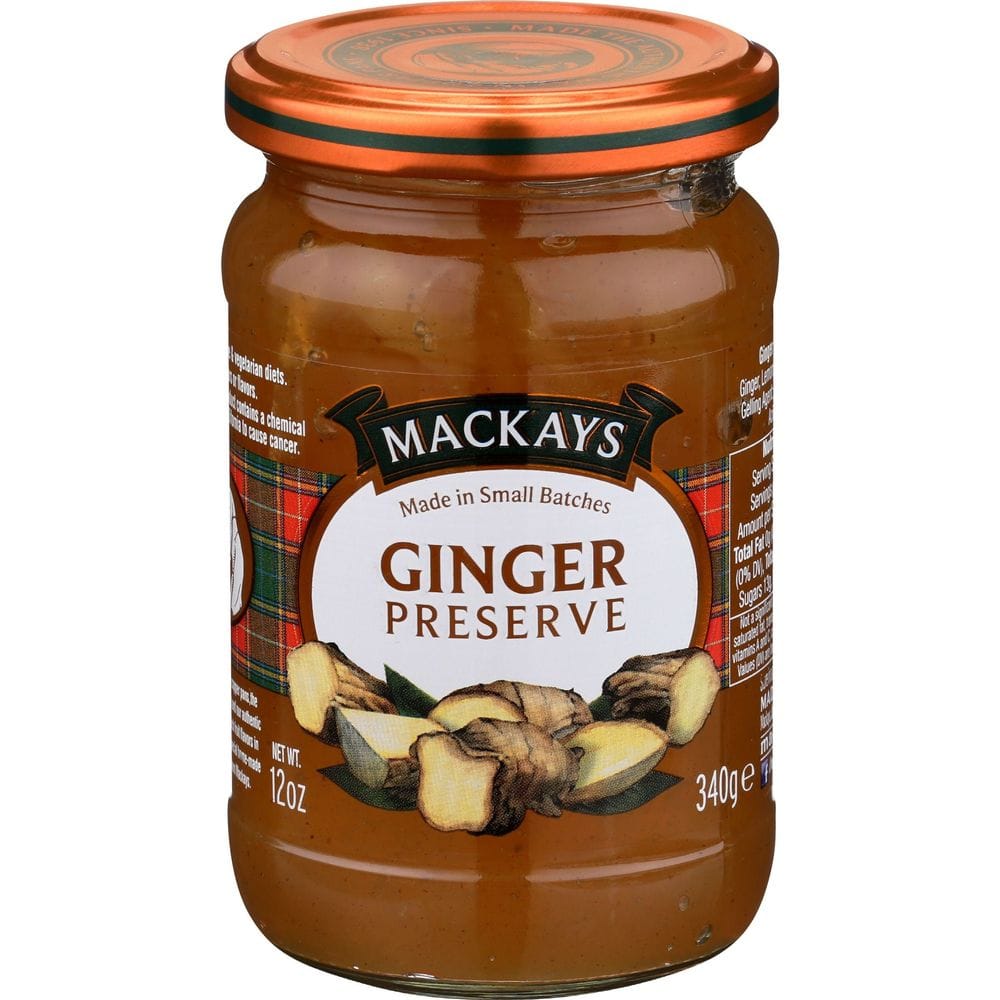 Mackays Spiced Ginger Preserve, 12 Ounce -- 6 Per Case