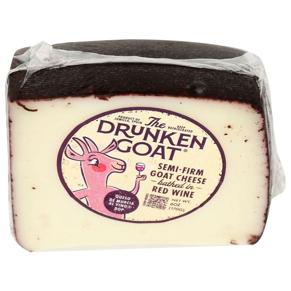 Mitica Drunken Goat Semi-firm Goat Cheese, 6 Ounce -- 12 Per Case