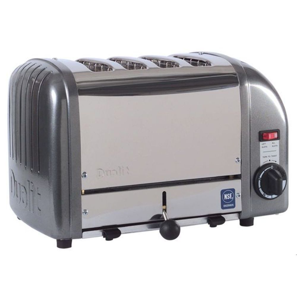 Cadco 120 Volt 4 Slot Model Standard Toaster, 13 1/2 X 9 X 8 Inch