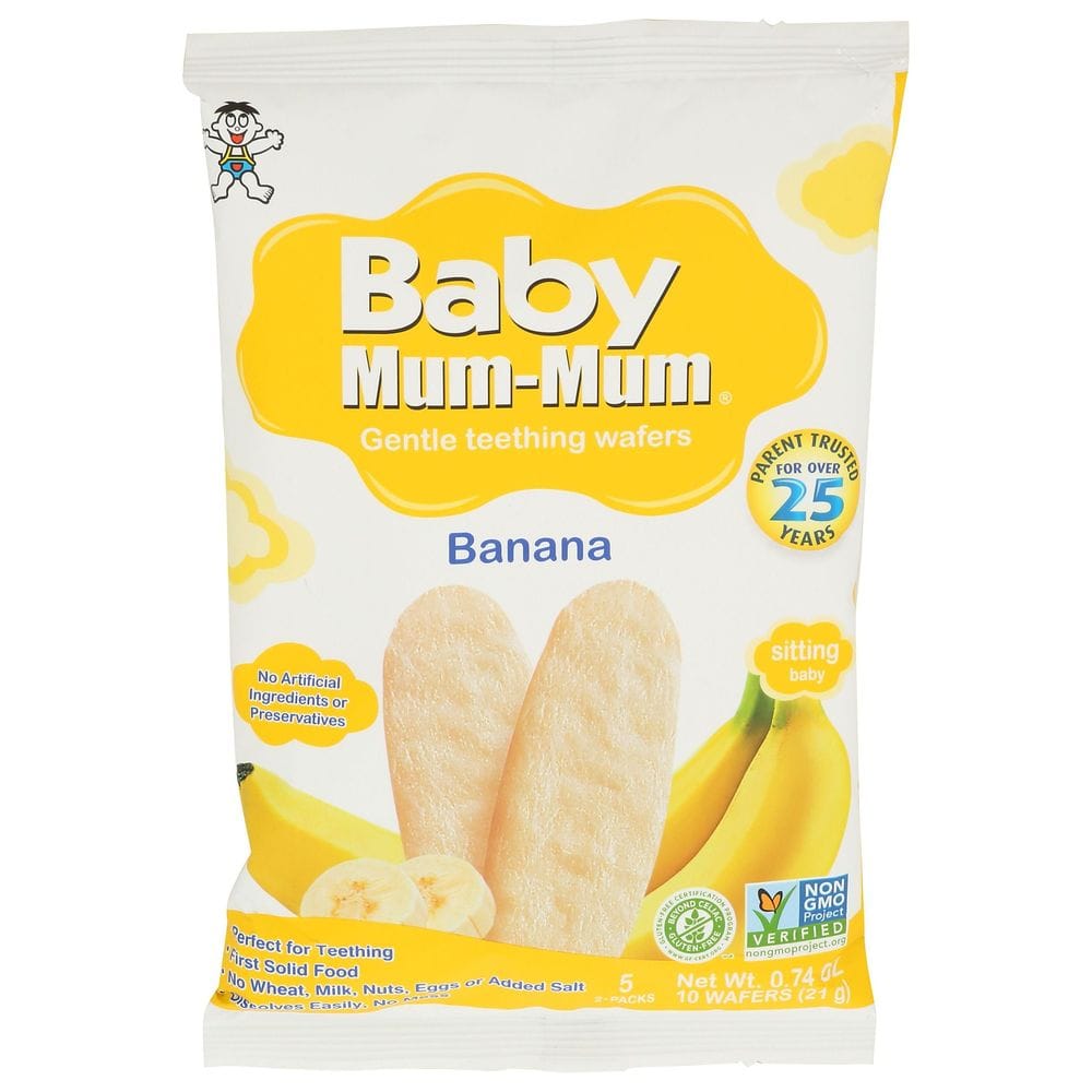 Want Want Banana Flavor Teethers Baby Food, 0.74 Ounce -- 12 Per Case