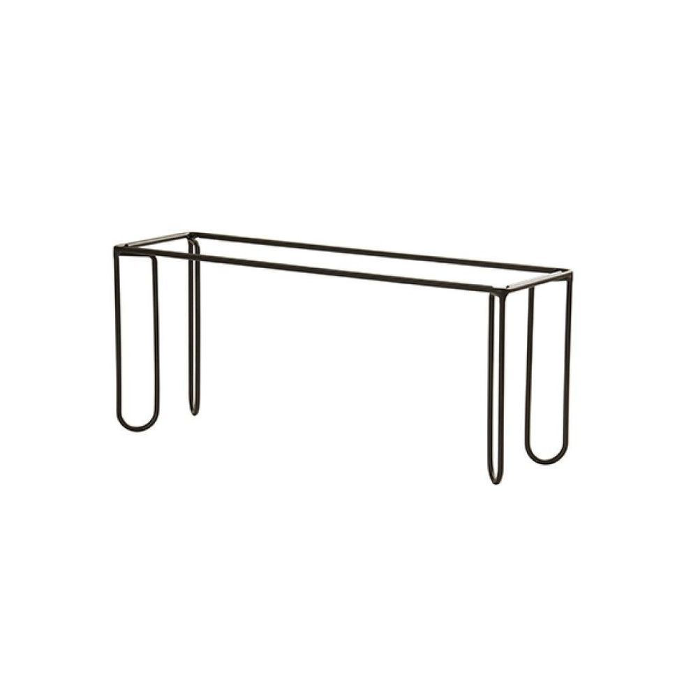 Cal-mil Logan Collection Black Wire Tall Riser Frame, 20 X 6 X 9 Inch