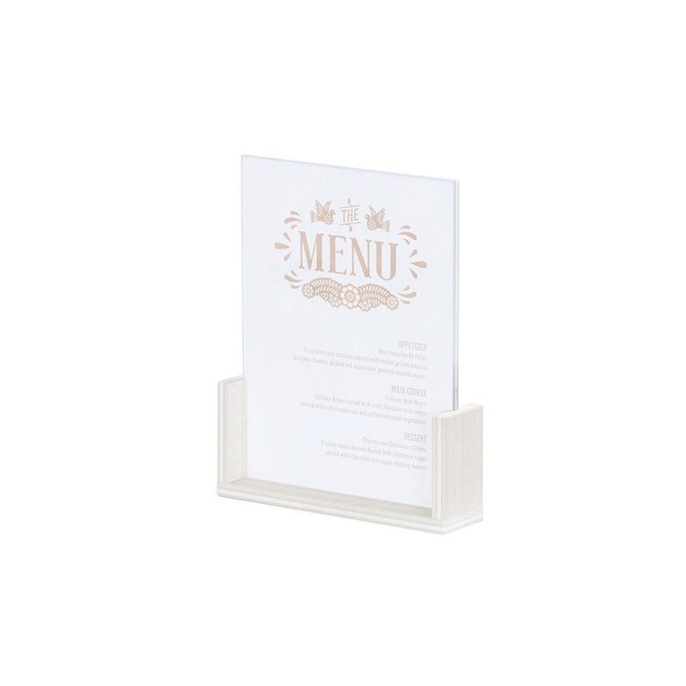 Cal-mil Vista Collection Coastal U-frame 8.5 X 11 Inch Cardholder, 9 X 12 X 2 Inch -- 6 Per Case