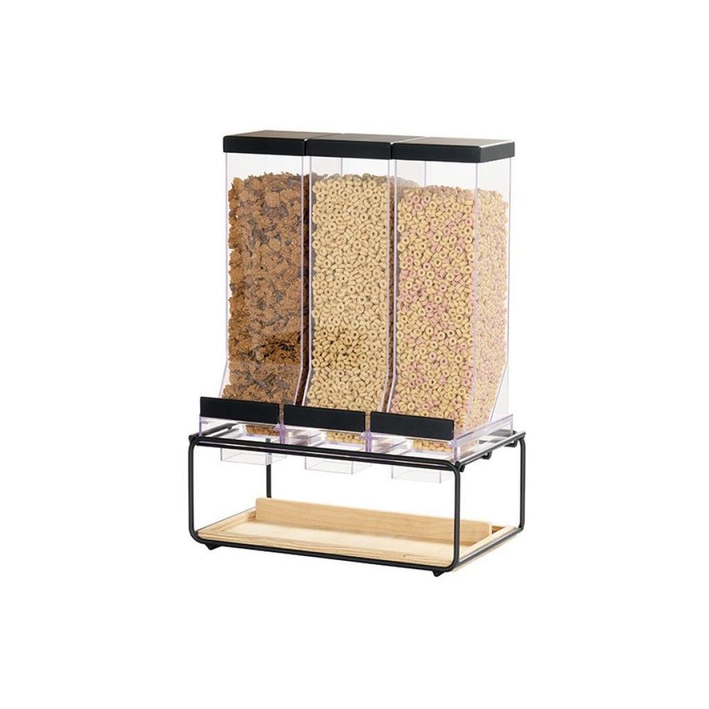 Cal-mil Logan Collection Birch Wood And Wire Pull And Serve Cereal Dispenser, 10.25 X 16.75 X 23.5 Inch