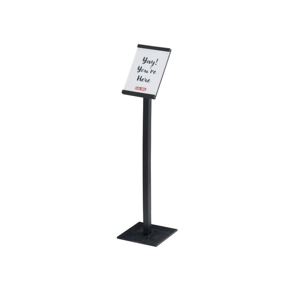 Cal-mil Vista Collection Black Standing Floor Holder, 12.5 X 12.5 X 46.75 Inch