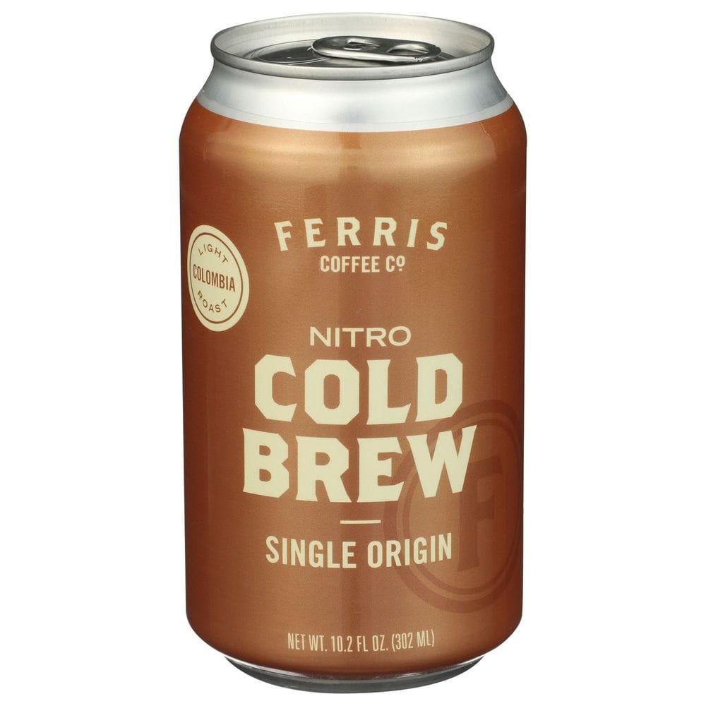 Ferris Colombian Single Origin Nitro Cold Brew Coffee, 10.2 Fluid Ounce -- 12 Per Case