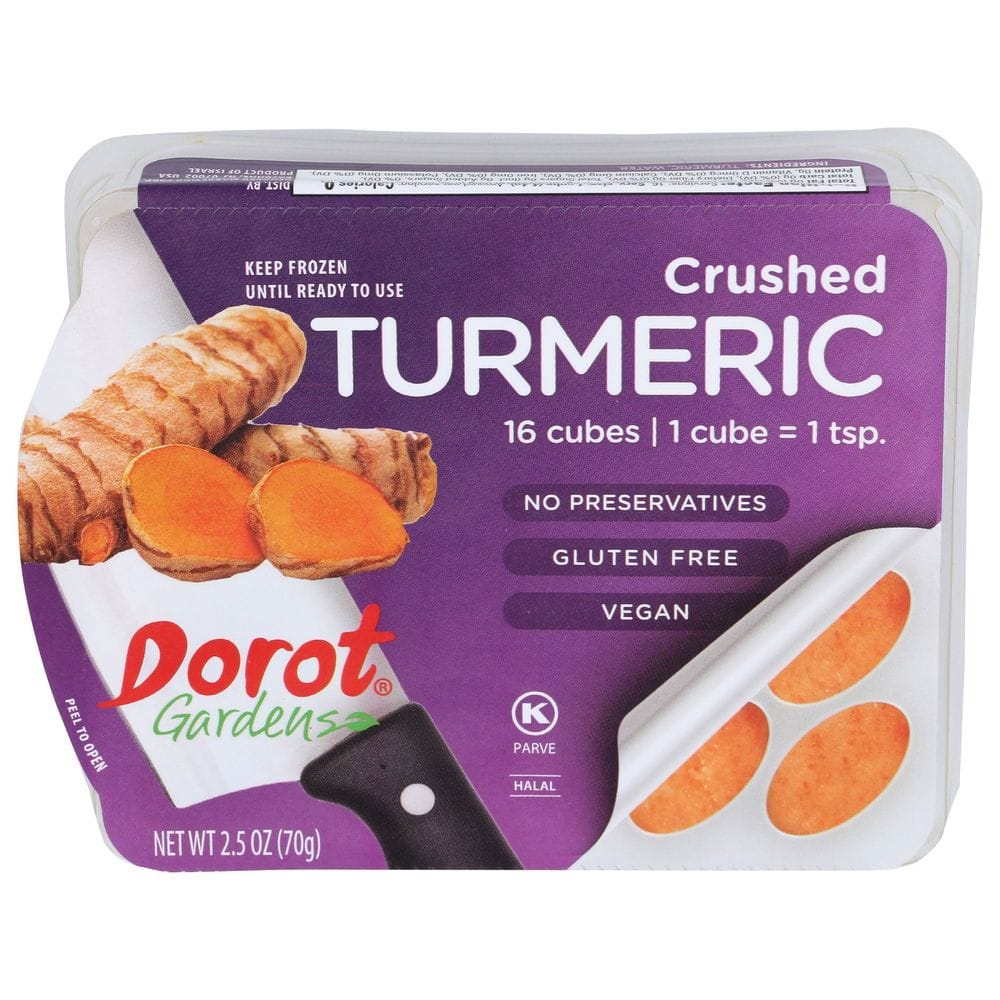 Dorot Crushed Turmeric Cubes, 2.5 Ounce -- 16 Per Case