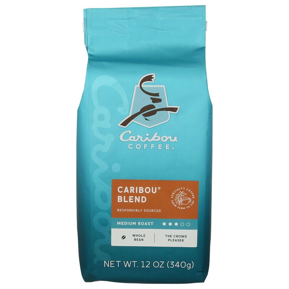 Caribou Coffee Medium Roast Caribou Blend Whole Bean Coffee, 12 Ounce -- 6 Per Case