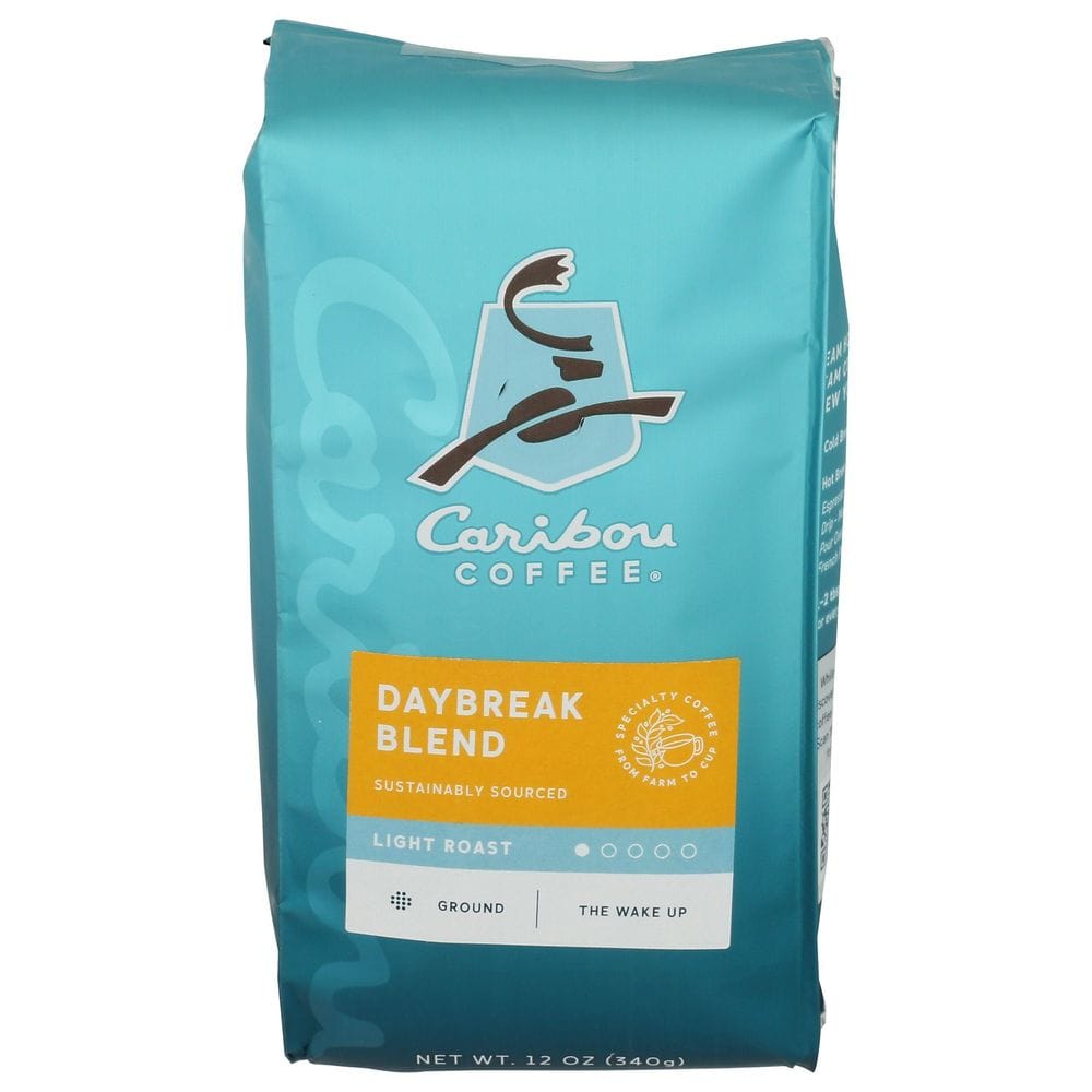 Caribou Coffee Light Roast Daybreak Blend Ground Coffee, 12 Ounce -- 6 Per Case
