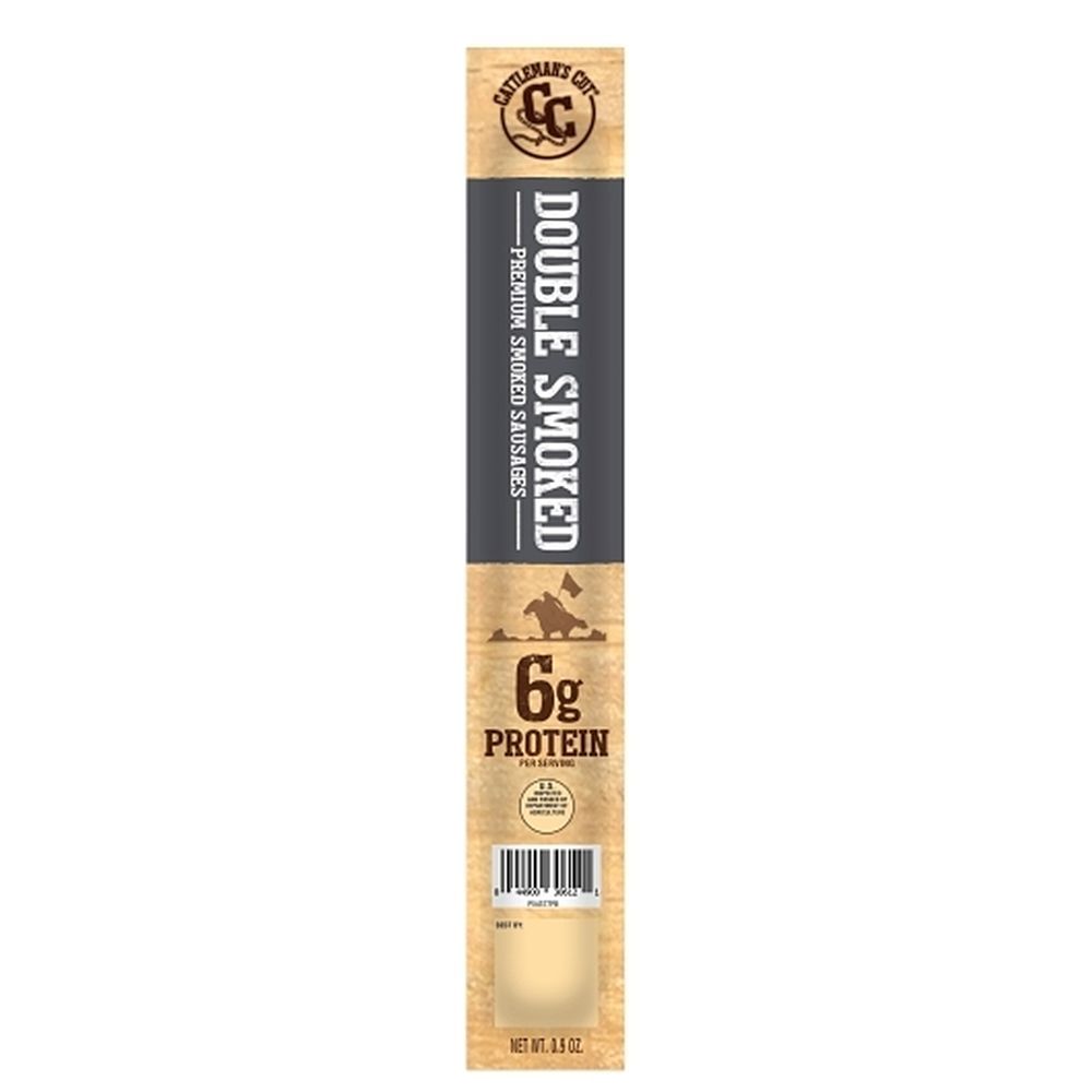 Cattlemans Cut Original Double Smoked Sticks, 0.9 Ounce -- 120 Per Case