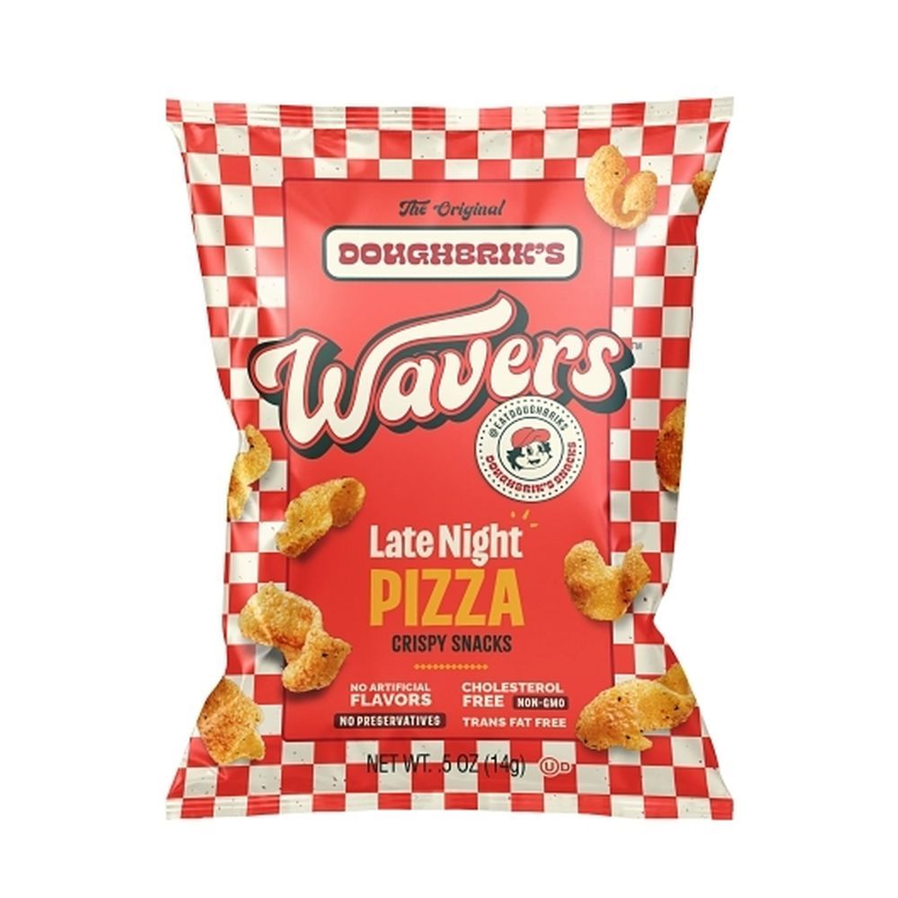 Wavers Late Night Pizza Crispy Snacks, 0.5 Ounce -- 48 Per Case