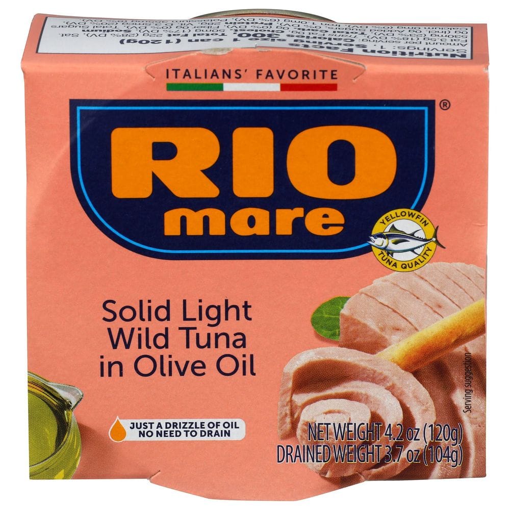 Rio Mare Solid Light Wild Tuna In Olive Oil, 4.2 Ounce -- 12 Per Case
