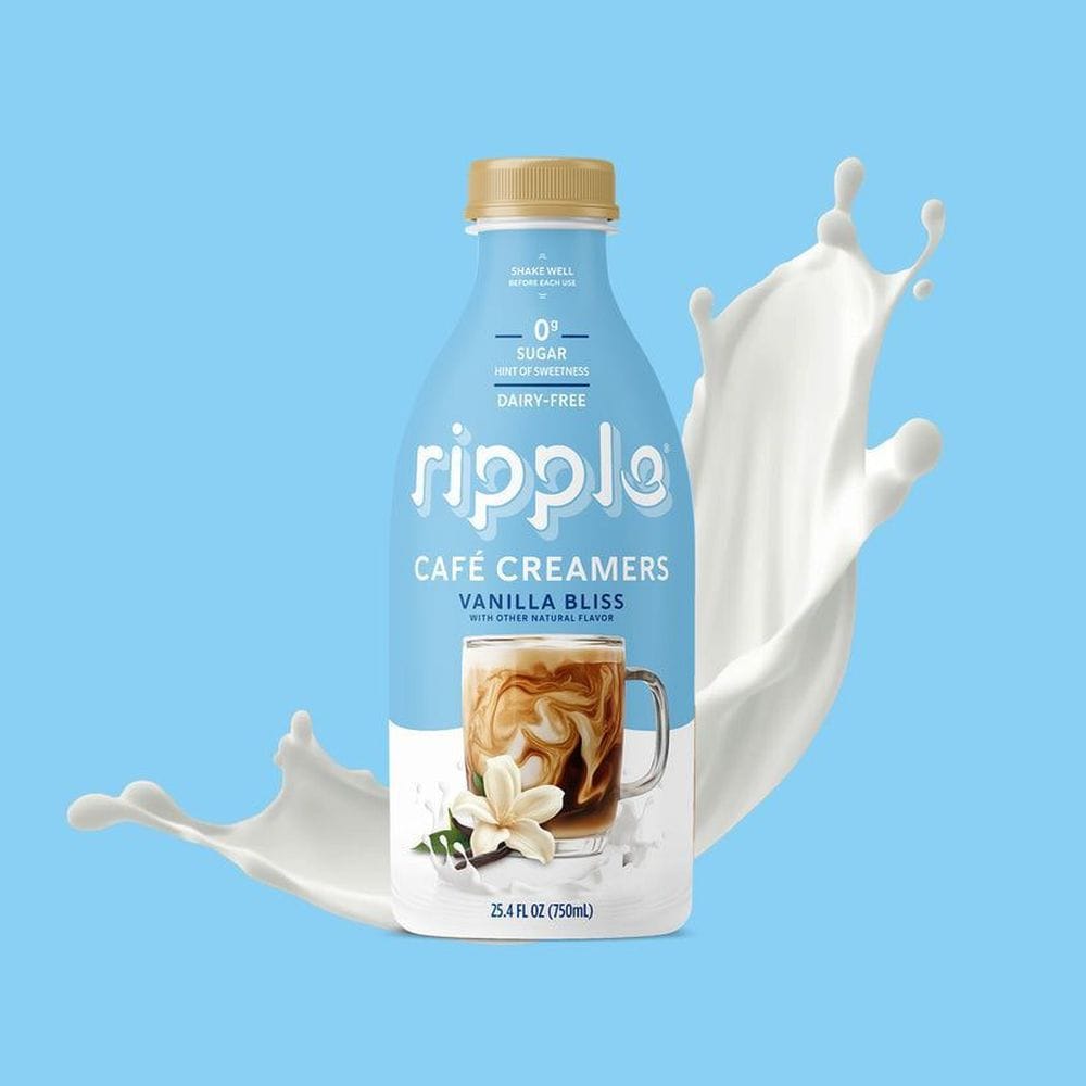Ripple Vanilla Bliss Café Creamer, 25.4 Fluid Ounce -- 6 Per Case