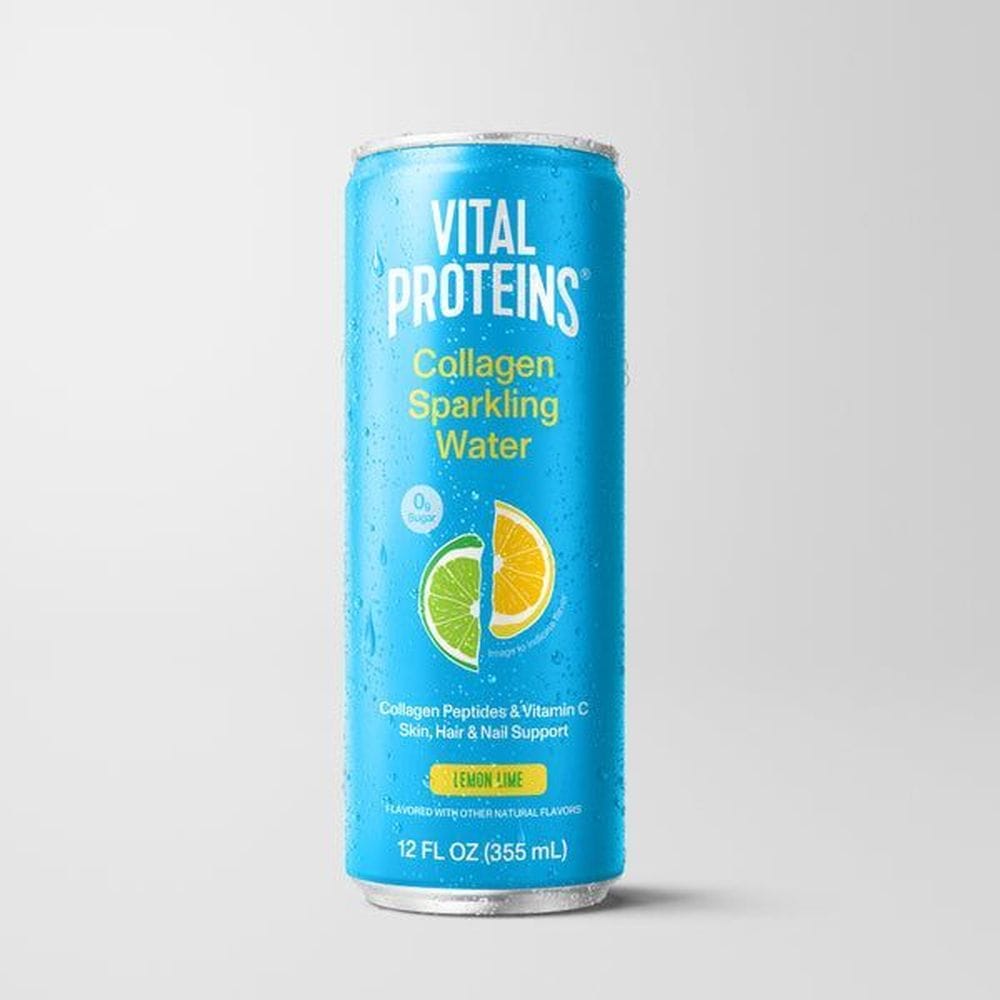 Vital Proteins Lemon Lime Collagen Sparkling Water, 12 Fluid Ounce -- 12 Per Case